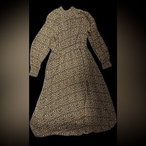 Madewell Floral Long Sleeve Dress